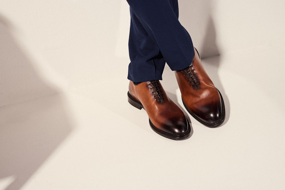 Pantofi piele maro